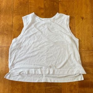 White workout top